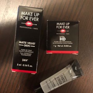 Make Up Forever foundation & powder + a primer